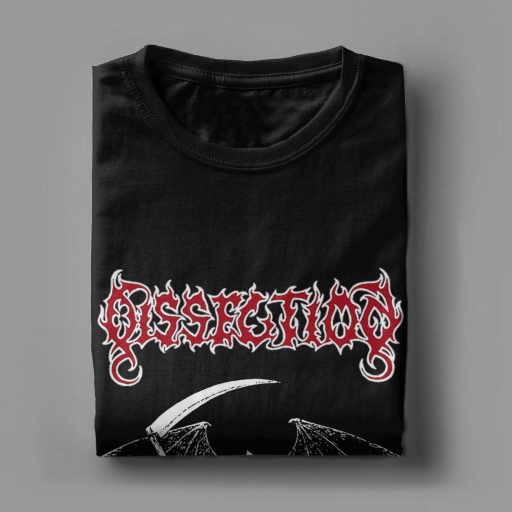 Herr T-shirts Dissection Nodveidt Anti Cosmic Metal Death Vintage 100% Bomulls T-shirts Kortärmad T-shirt Toppar Presentidé