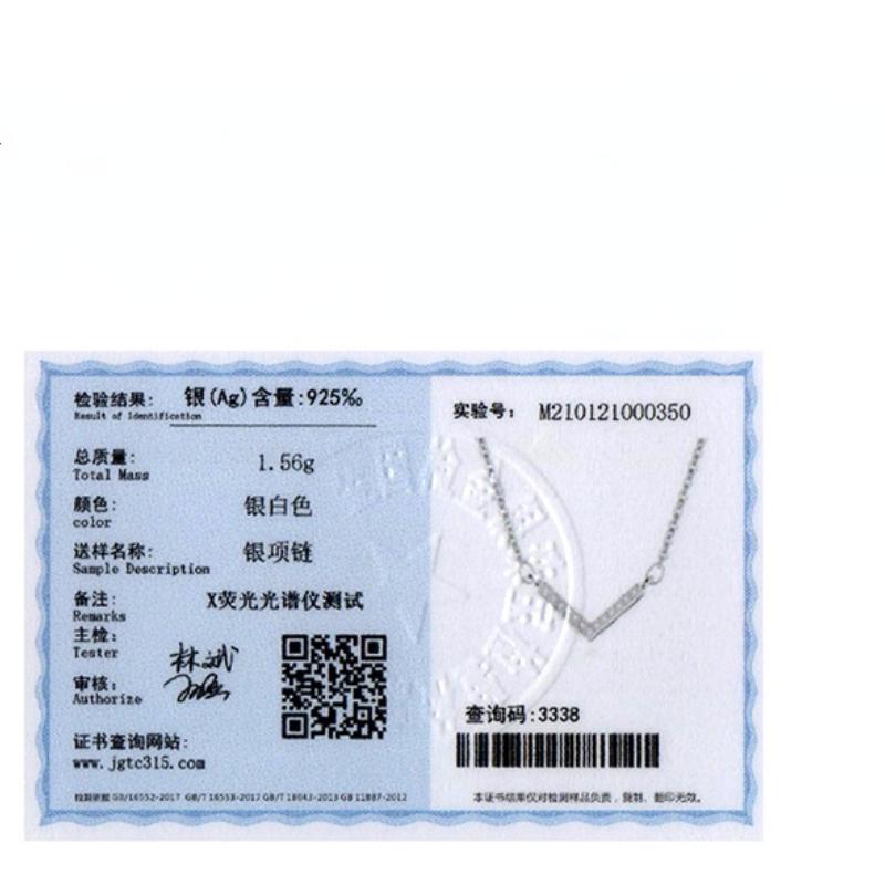 Tancise S925 Sterling Silver Necklace Women Full Pendants Necklaces Simple Personality.