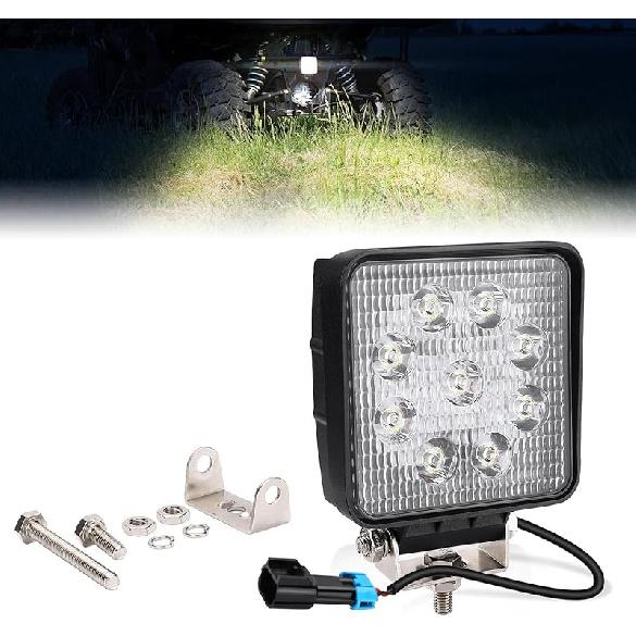 KEMIMOTO Upgraded Backup Light With Switch Compatible With Ranger XP 1000, 36W Reverse Light Rear LED Kit Compatible With 2018-2025 Polaris Ranger 5.3×4.5 Inches