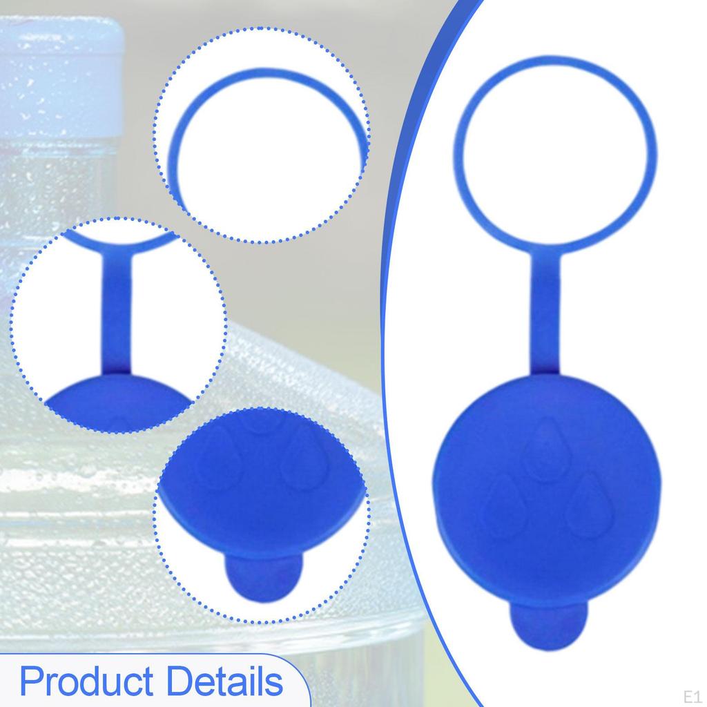 Water Jug Cap Replacement Practical Leakproof Silicone Sealing Lid