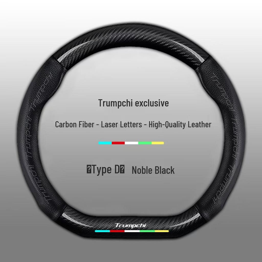 Genuine Leather Steering Wheel Cover for GAC Trumpchi GS4 GS3 GS5 AION V S Mei 580 GA4 GA6