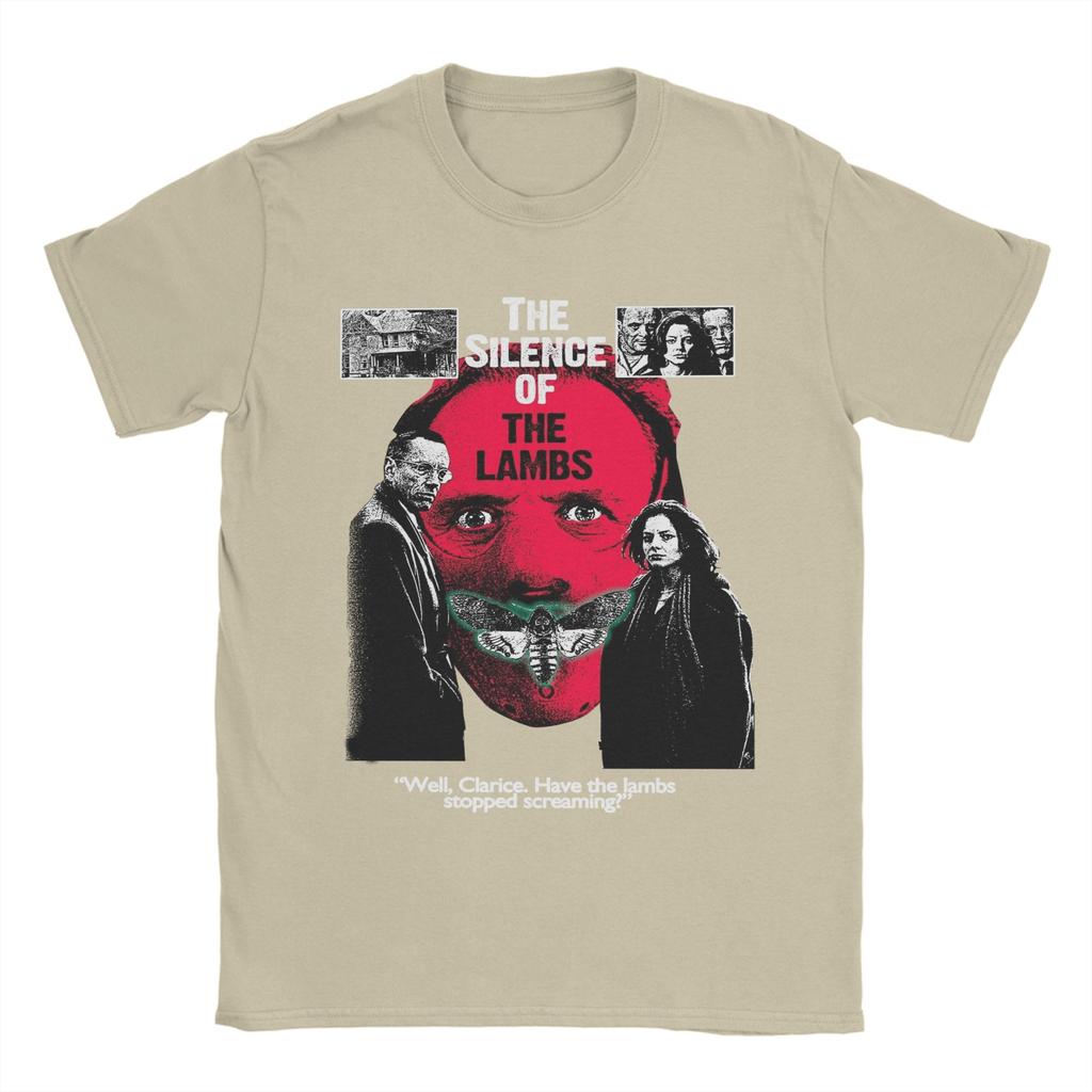 Men The Silence Of The Lambs T Shirt  100 Cotton Tops Fashion Short Sleeve Crew Neck Tees Plus Size TShirts