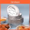 Aluminiumfolien-Backblech-Set für Heißluftfritteusen Mit Hitzebeständigkeit Ideal zum Grillen und Braten