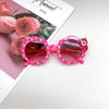 Children'S Cute Sunglasses Cartoon Bear Photo Concave Shape Babies Sunglasses Sunscreen Children'S Glasses