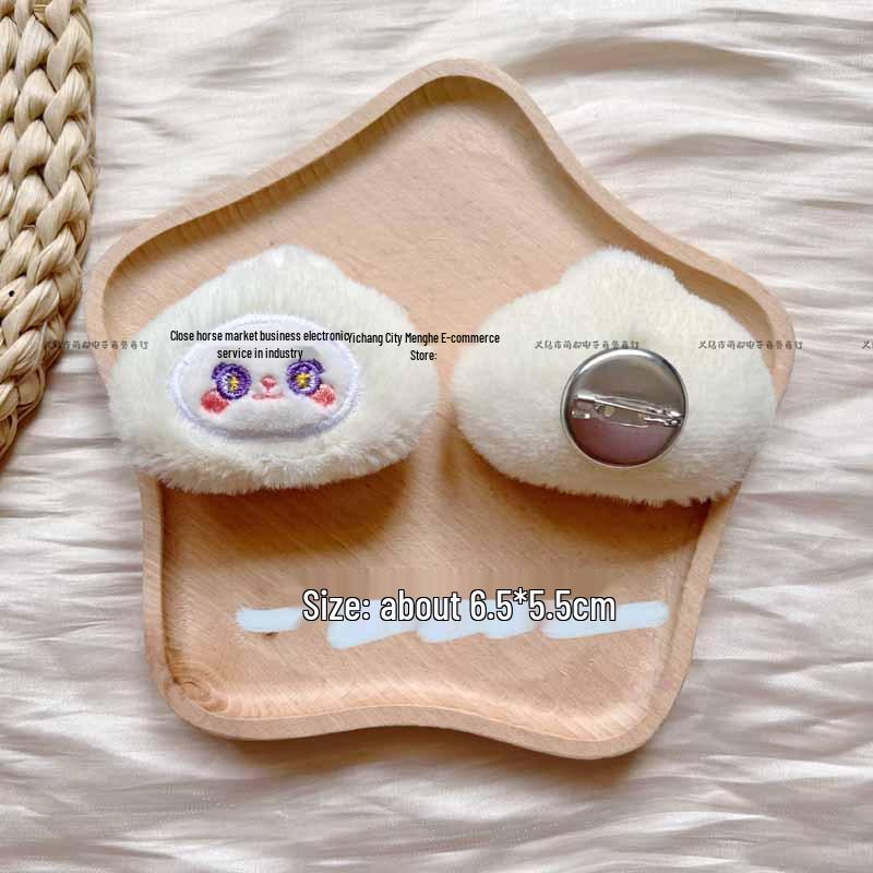 Cartoon Plush Cute Steamed Bun Doll: Hair Accessories, Shoes, Socks, Bags, Brooches, Decorative Accessories