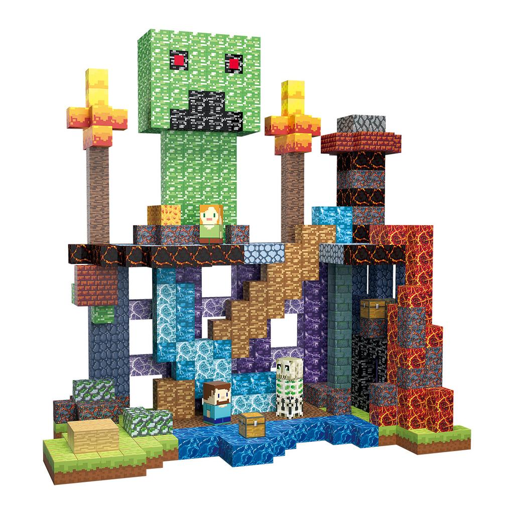 Source Factory 60 Models My Magnetic World Magnetic Block Theme Set Diy Build Magnetic Building Block Toys