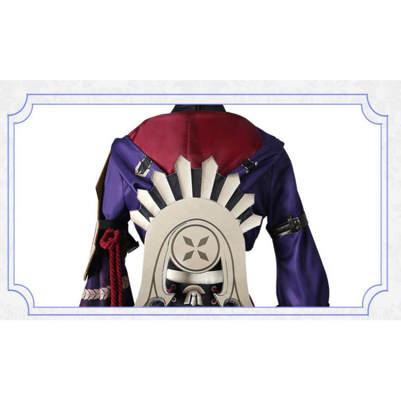 Game Kuki Shinobu Cosplay Costume Women Anime Outfit Wig Full Set Halloween Party Clothes