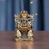 1Pcs Desktop Wealth Recruitment Decor Statue Gift Pure Brass Mini Gods Of Wealth Ornament For Home Office Living Room Accessory