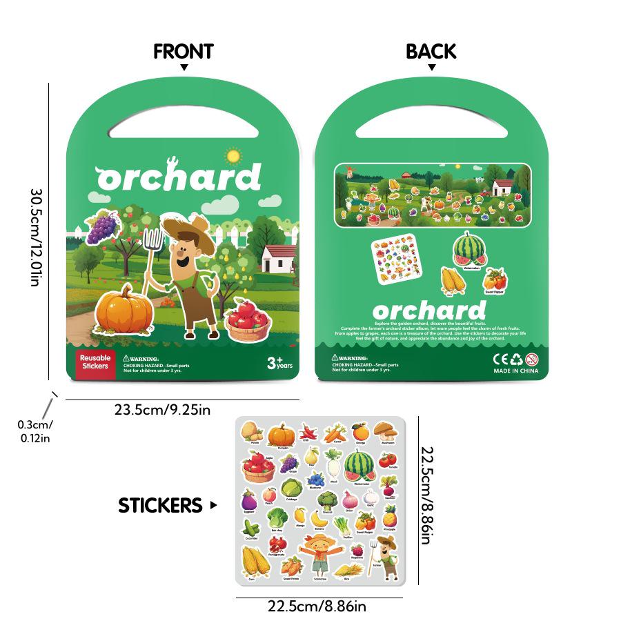 Children's Reusable Silicone Sticker Book: DIY Educational Toy with Jelly Stickers