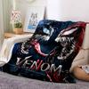 1Pc Venom Antihero Battle Blanket Soft And Comfortable Casual Warm Camping Travel Christmas Halloween Xmas Gift M928436