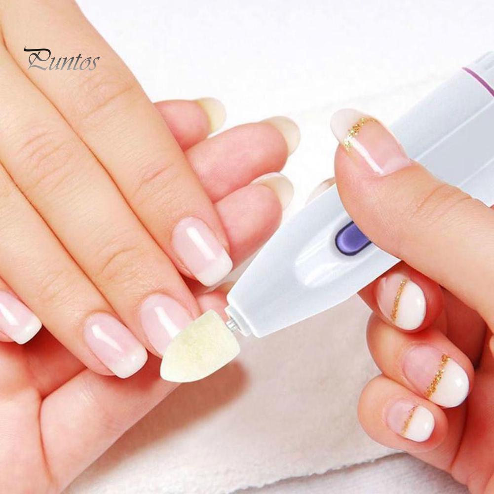 Puntos Nail Art Manicure Machine 5Pcs Grinding Drill Bits Polish Tool for Electric
