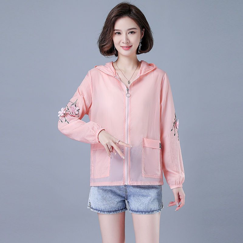 Sunscreen Clothes for Women Summer Versatile Breathable Loose Thin Long Sleeved UV Resistant Short Sunscreen Clothing