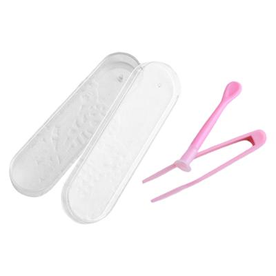 Yousheng 1 Set Contenitore per Lenti a Contatto Igienico Professionale Compatto Anti-urto Portatile Strumento per Trucco Custodia in Plastica per Lenti a Contatto Kit Stick con Clip XY