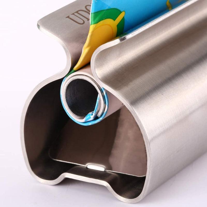 1pc Stainless Steel Wringer Roller Rotate Dispenser for Ointments Cosmetics Bathroom Accessories Toothpaste Squeezer Tube Roller