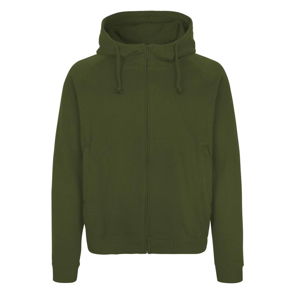 Neutral Unisex Vuxen Dold Dragkedja Hoodie