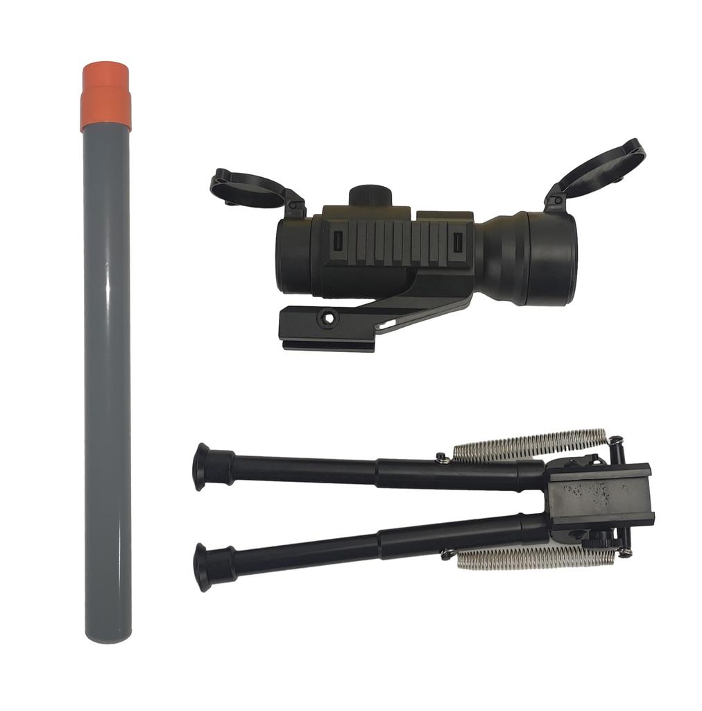 AGM MASTECH AWM Shell Throwing Blaster Shotgun 40 Refill 12 2 Clip Magazines Blaster Toy Playset for Adults - Darts, Shells, (4-Dart Reload) - Boys,