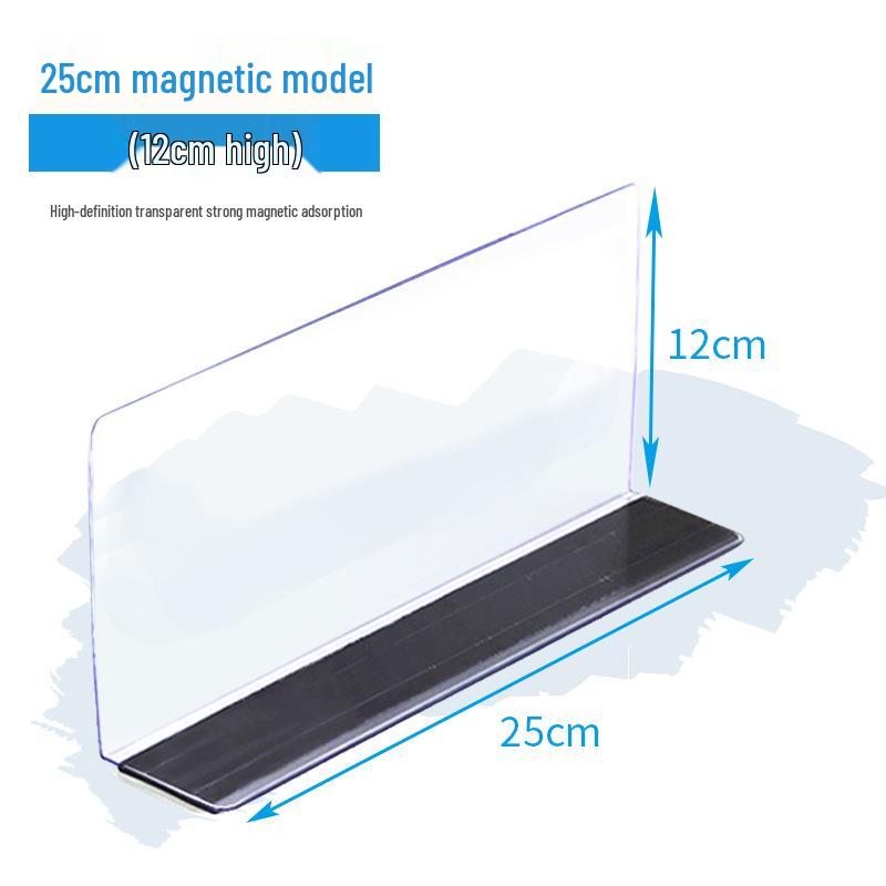 Plastic Shelf Divider for Small Items In Supermarkets and Convenience Stores