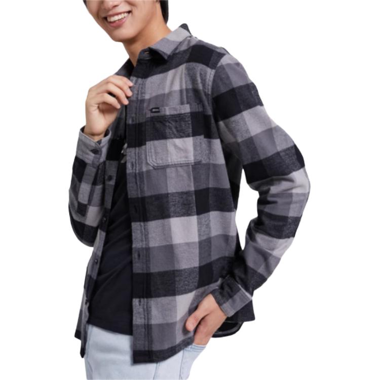 Hollister Shirt Men's Gray Plaid 325-259-2622-128