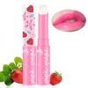 Strawberry-Themed Moisturizing Lip Balm with Temperature Change Color In Nude Pink