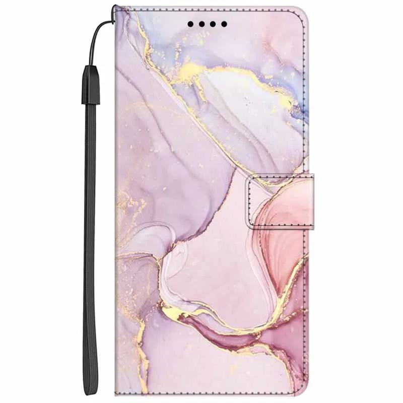 Pro TCL 60 SE 605 60R 60 NxtPaper 60SE NXTpaper Pouzdro Peněženka Flip Ochranný Kryt Květina Kočka Vlk Telefon Funda Kožené PU Coque