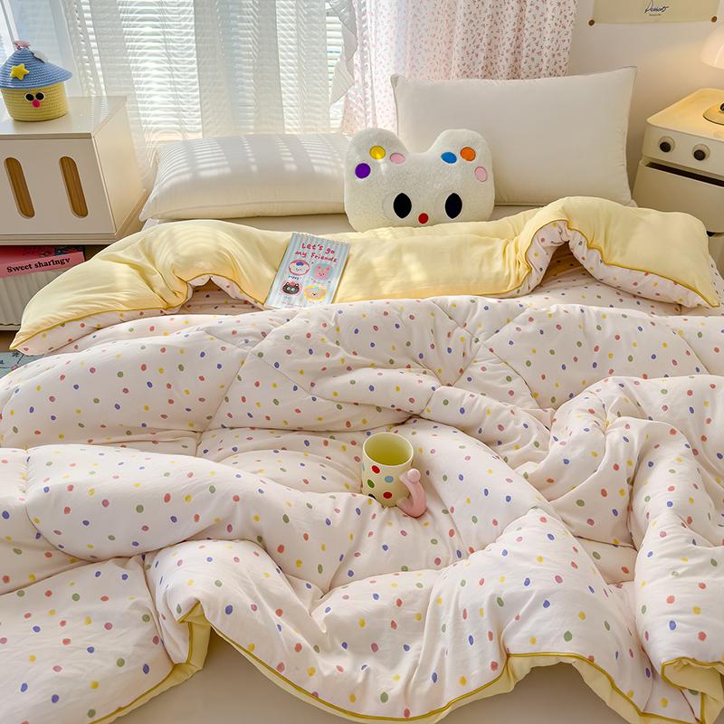 A-Class Washed Double-Layer Yarn Soybean Fiber Quilt