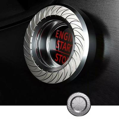 Universal Car Engine Start Stop Push Button Cap Switch Cover Decorative Trim