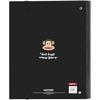 Classeur - SAFTA - Paul Frank - 4 Anneaux - 35 Cm - 100 Feuilles A4 - Noir