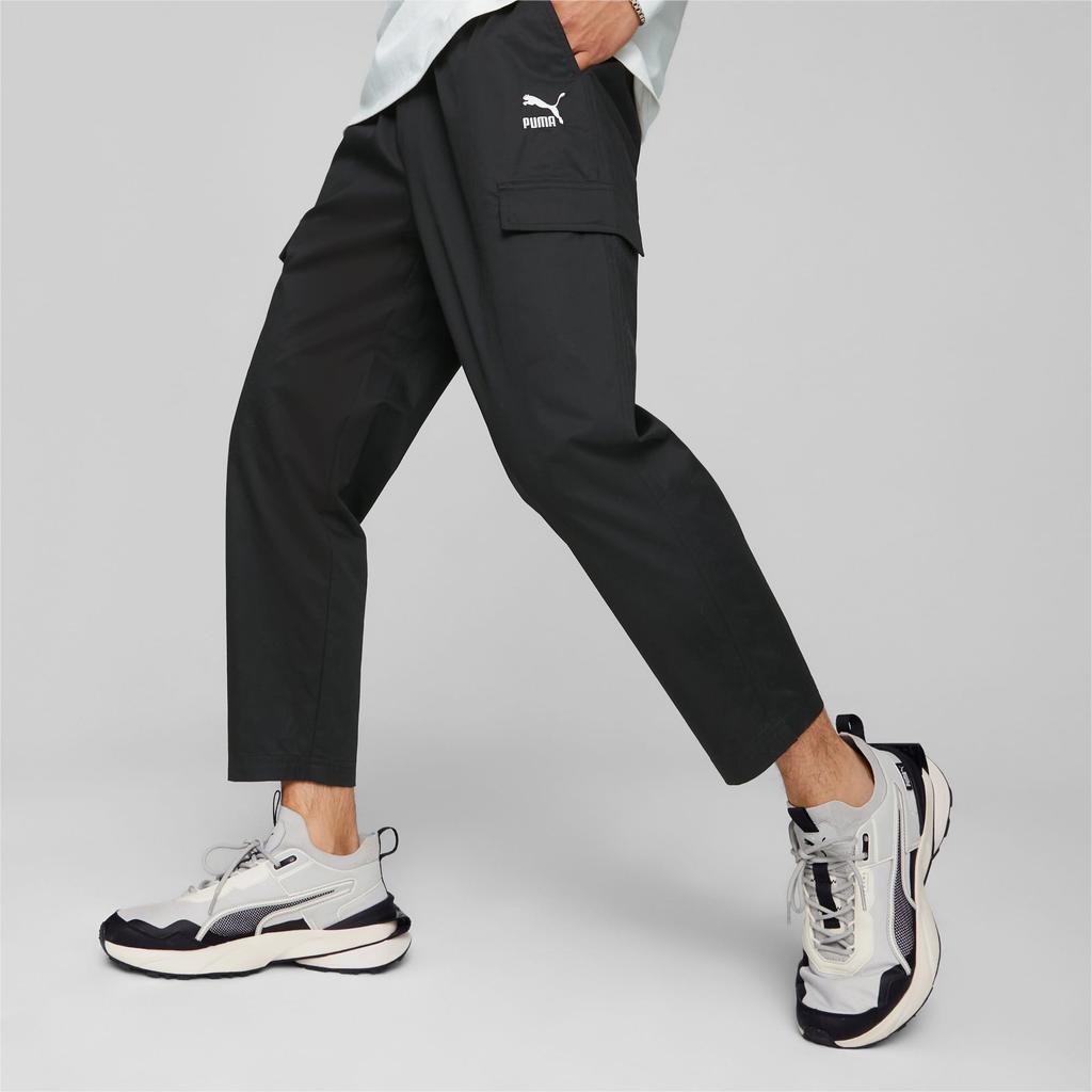 Puma Classics Woven Pants Men Bottoms Black 535605-01