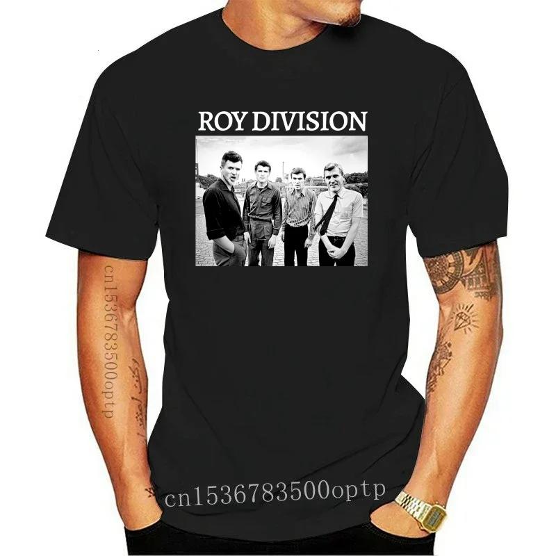 

Новая мужская футболка Roy Division Пародия на Роя Кина Дизайн мема Joy Division футболка Женская футболка#Цвет XXXXXL чёрный