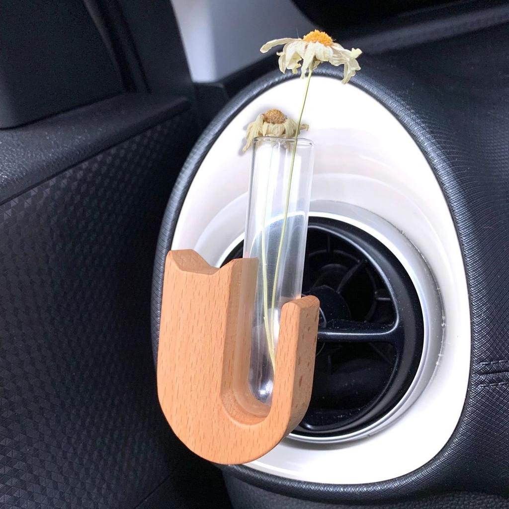 Cat Whisker Jar Mini Wooden Test Tube Vase for Whiskers Cat Whisker Collection Refrigerator Magnet Pet Hair Keepsake Bottles