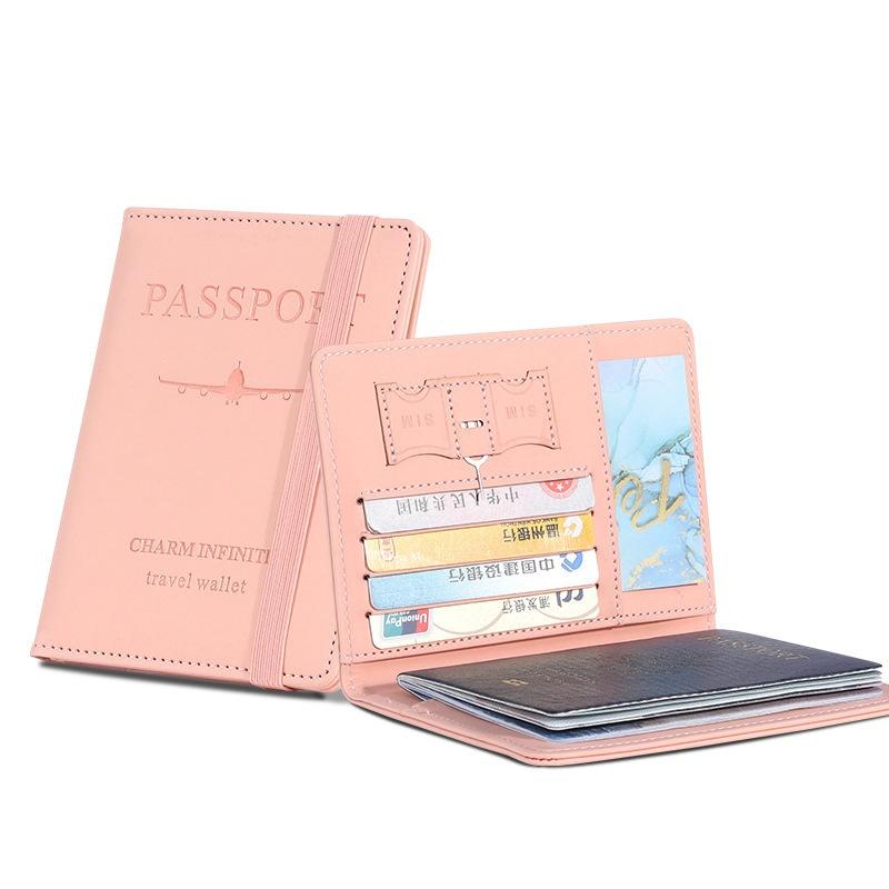 Waterproof Passport Holder Covers Case Travel Pu Leather Credit Card Wallet Cute Passport Book For Women/Men Passport Cover