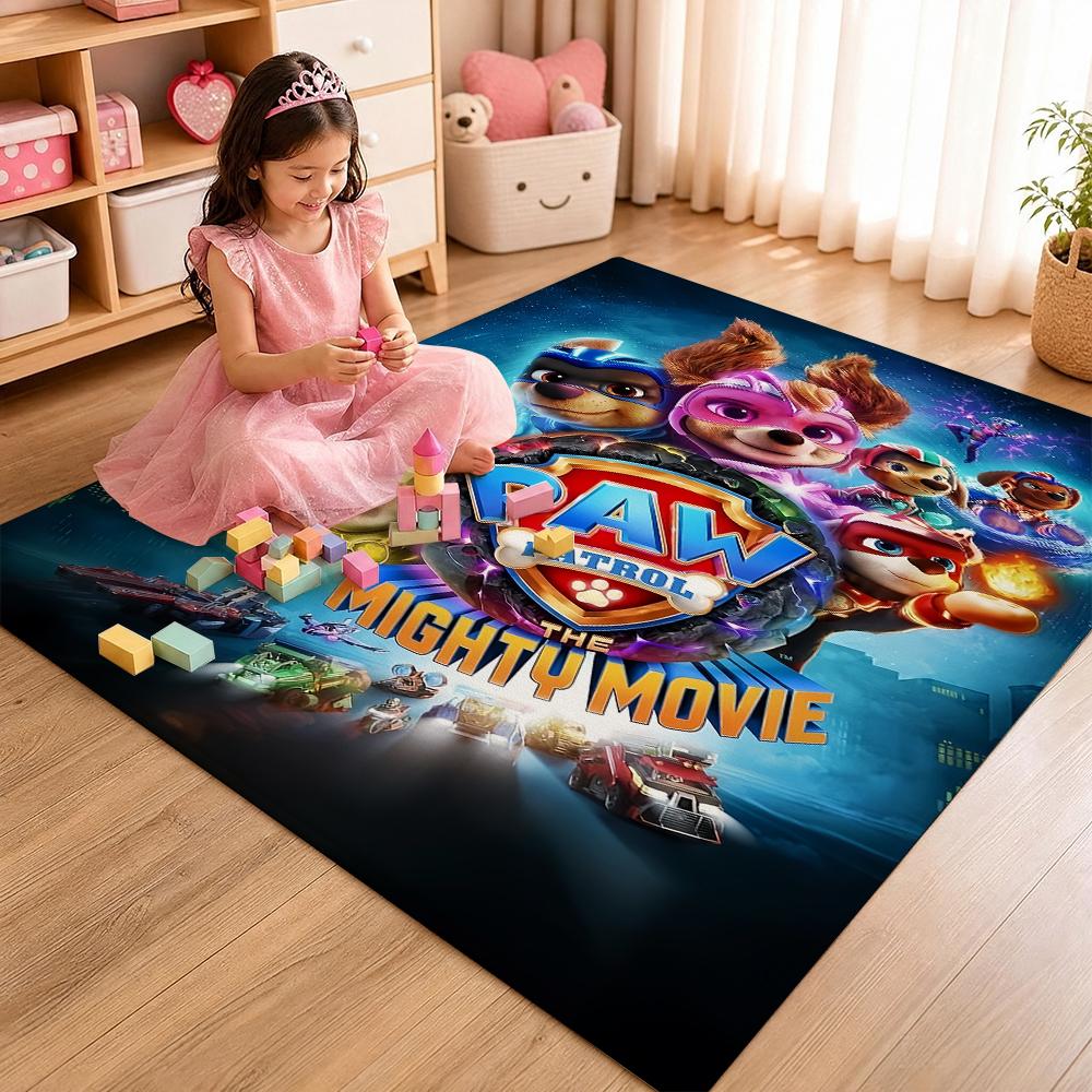 Paw Patrol Pups' Happy Time Patterned Rug Durable Stainresistant Carpet For Hallway Balcony Study Home Party Decor Birthday Gift