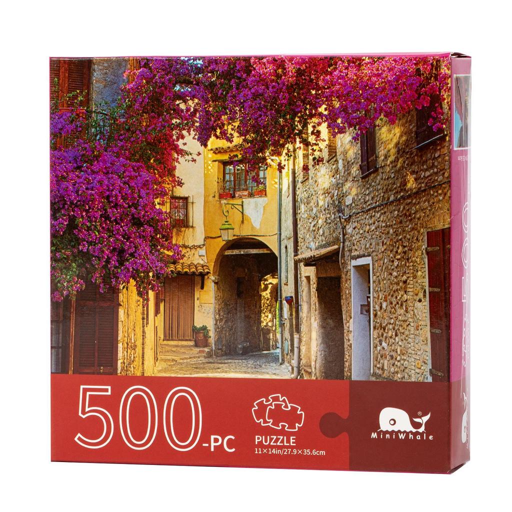 Exquisite Van Gogh Oil Painting Plane Puzzles 500 Pieces, Paper Children'S Puzzles 1000 Pieces