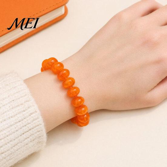 Damenarmband Perlen für Frauen, Bunte Acrylperlen Elastisches Damen Stretcharmband, Boho Sommer Strandurlaub Schmuck