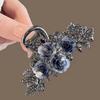 1 Pcs Fashion Ink Water Diamond Rose Flower Hair Claws For Women Girls Party Hair Accessories