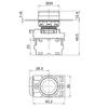 Standard Concealed Pushbutton NYG3-B Blue