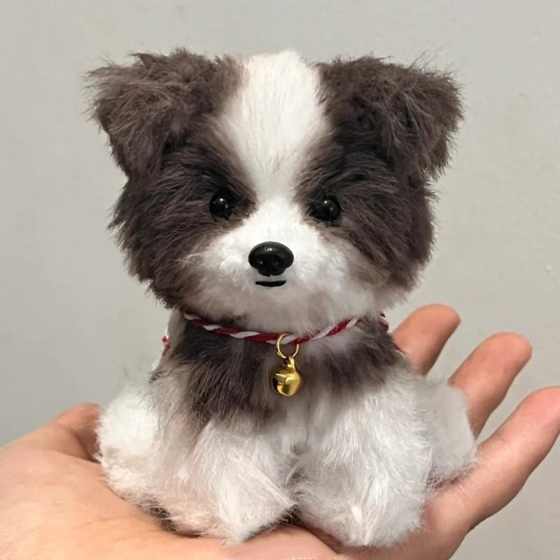 

Rabbit Hair Twist Stick Handmade Pet Encryption Bold Hair Root Doll Finished Toy Children 25cm