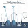 Long Handle Sponge Bottle Brush, Porous Sponge Cleaner, Scratch-Free for Baby Bottles, Glasses, Bowls, and Dishes