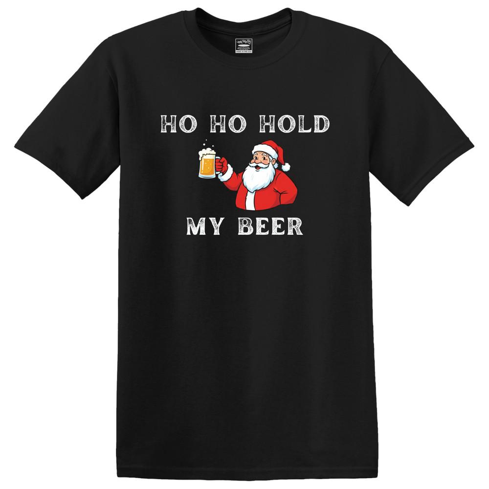 

Christmas T-Shirt Ho Ho Hold My Beer 4XL