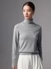 Elegant High Neck Women's Merino Wool Sweater - Ultra-Fine Knit, Autumn 2026