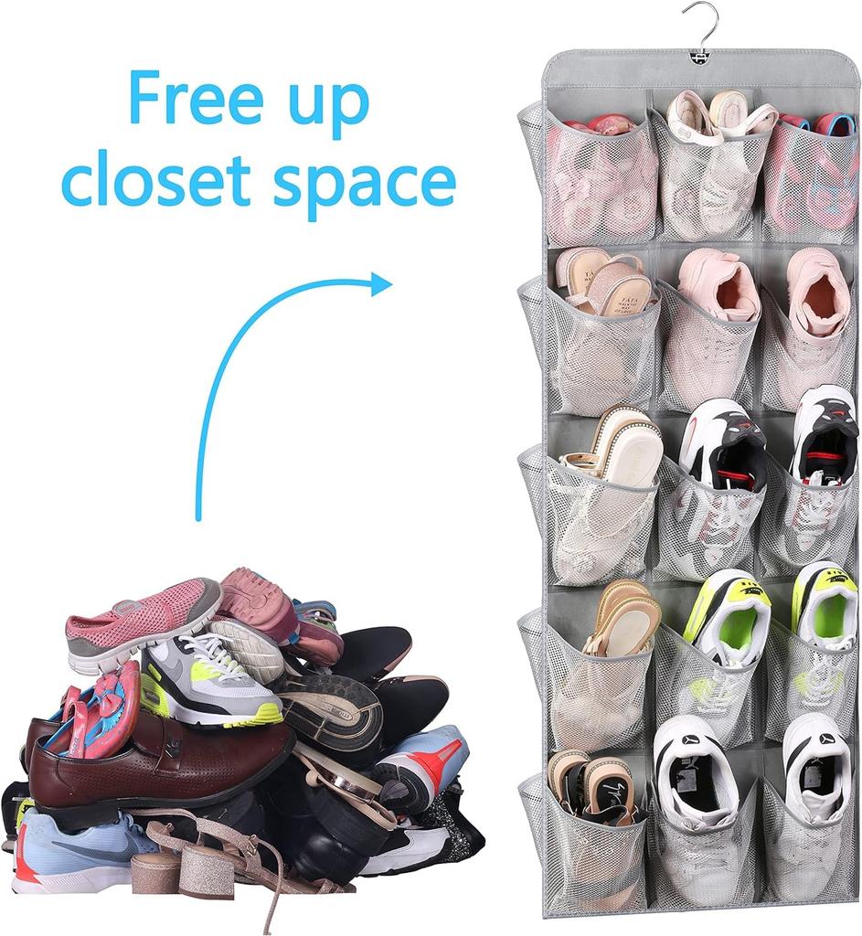 siawadeky Wall 5 30 Large Door Wall Mounted Storage Wall Mounted Storage Storage Small Item Underwear Everyday Closet Pocket, Tiers, Pockets,