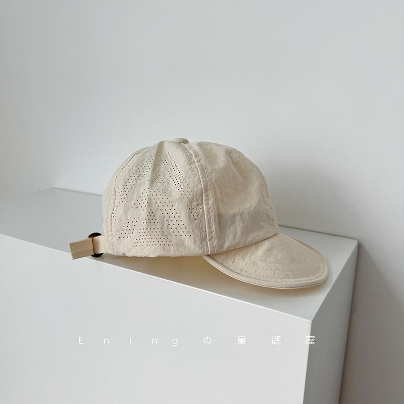 Summer Thin Breathable Quick Dry Baby Cap Unisex Kids Sun Protection UV Shield Baseball Hat For Boys And Girls