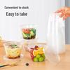 Disposable Round PP Food Containers with Lids