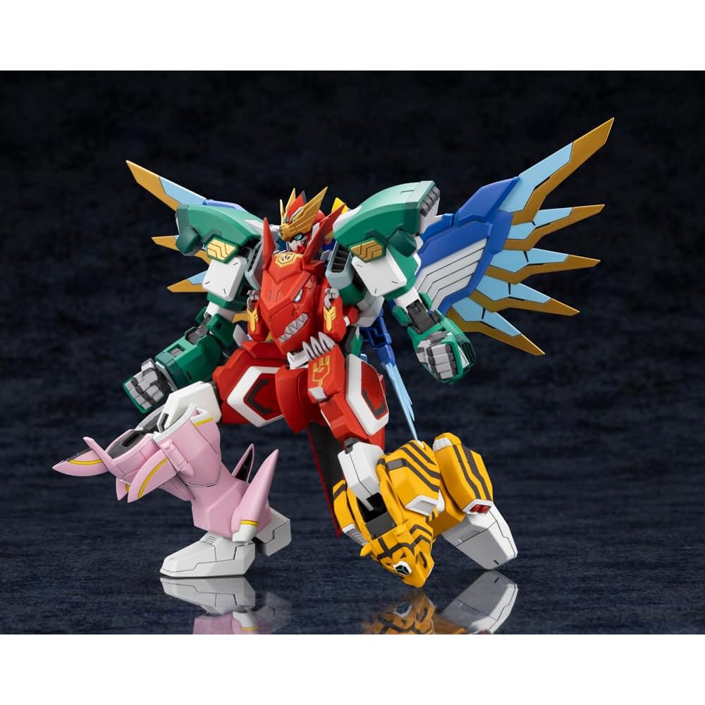 Kotobukiya Sentai Red Maximum Kizuna Kaiser Non-Scale Plastic Model Approximately 170mm Tall