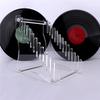 For 12-Album Capacity Clear Record Holder Vinyl Record Storage Rack Versatile Acrylic Display Stand