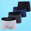 Men's Pure Cotton Loose Fit Underwear Shorts - Comfortable Flat Leg Briefs for All Ages