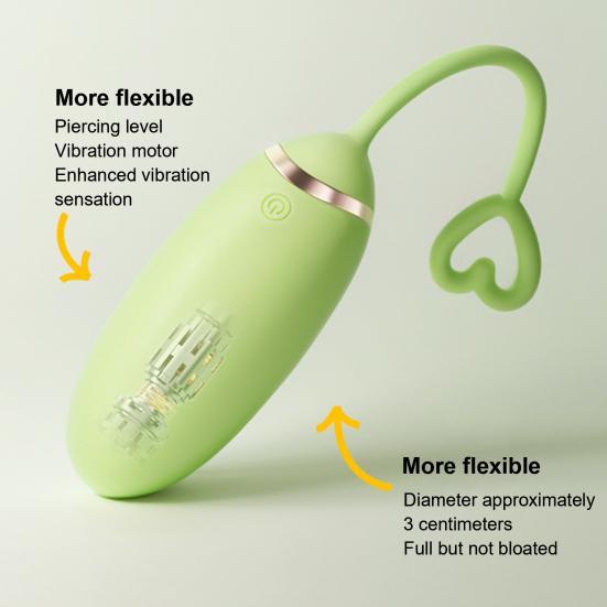 Silicone Remote Control Egg Vibrator 12 Vibration Levels Adjustable Portable USB Rechargeable Waterproof Cordless Vibrating Egg Stimulator Toy