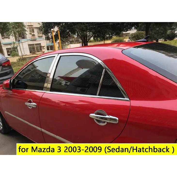 for Mazda 3 2003-2009 Accessories Chrome Door Handle Axela 2004 2005 2006 2007 2008 Sedan Hatchback Car Sticker Car Styling
