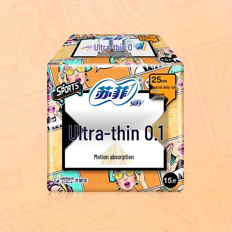 Sofy Active Fit Ultra-Thin 0.1 Day Use Sanitary Pads
