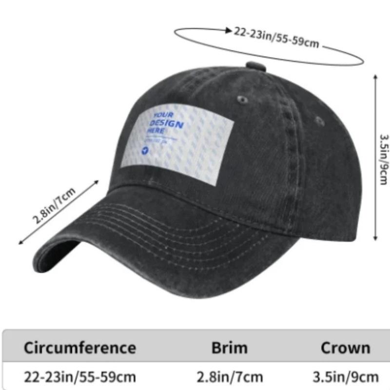 Shalom Hebrew Baseball Cap Washed Old Daddy Hat Adjustable Unisex Casual Headwear